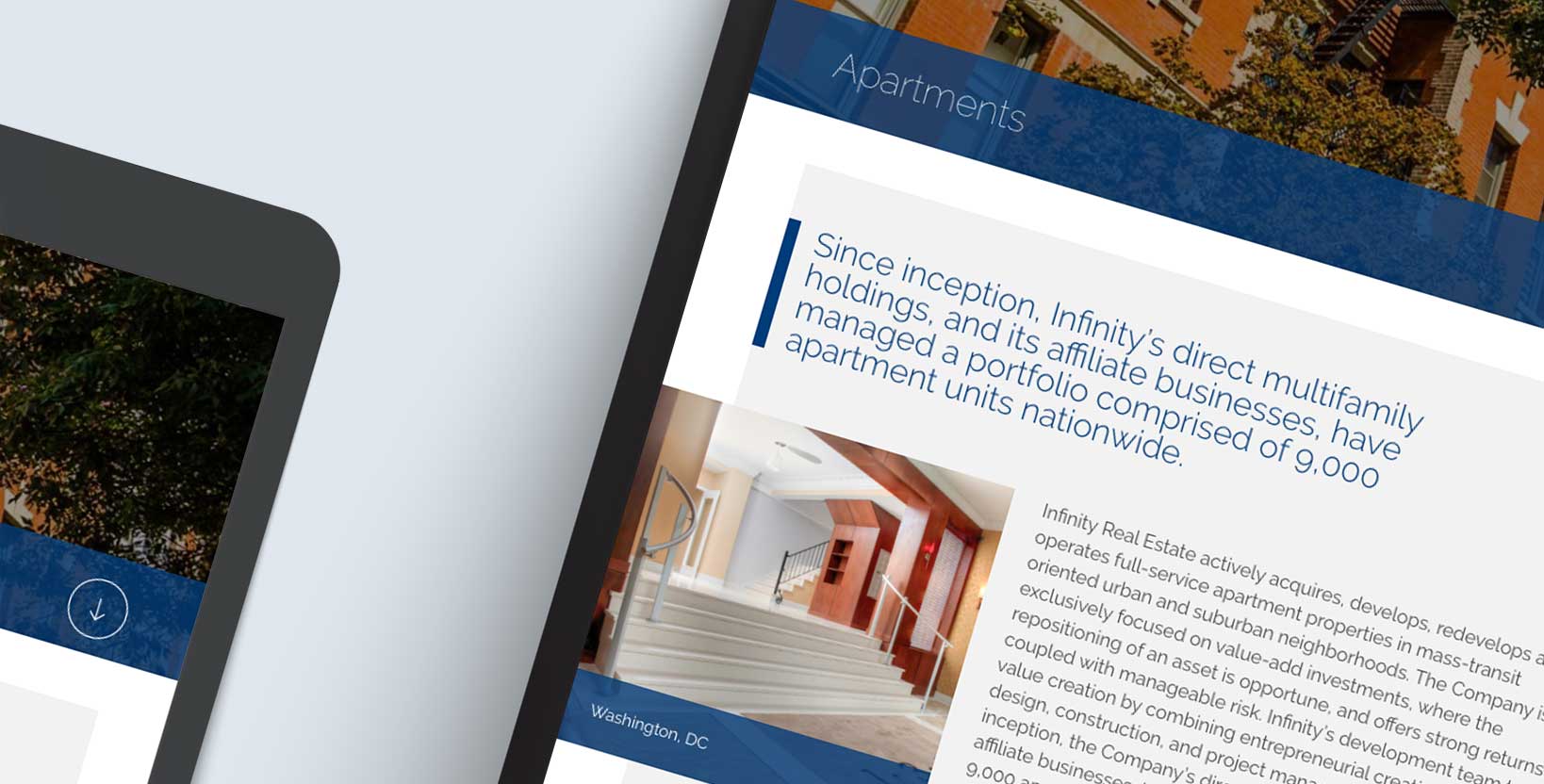 Screenshot of wordpress website built by imajery
